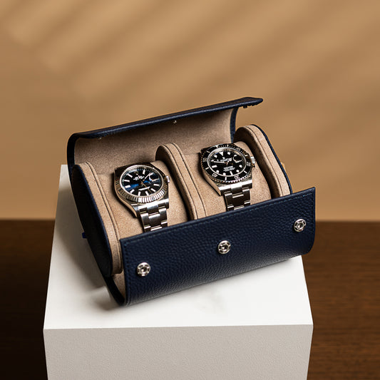 Watch Roll 2 watches - Greige Mistral